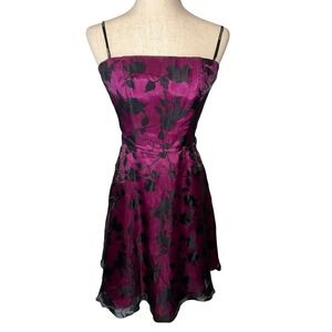RAMPAGE USA Vintage Y2K Whimsigoth Purple Floral Fairy Goth Prom Dress Sz 5